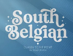 South Belgian font