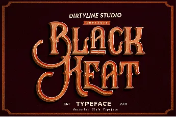 Black Heat Free font