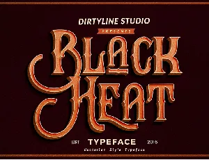 Black Heat Free font