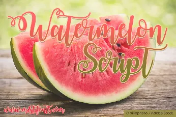 Watermelon font