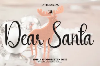 Dear Santa Script font