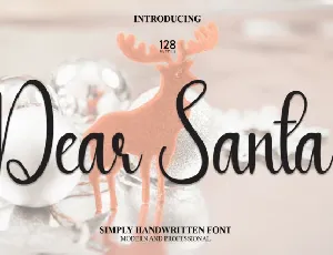 Dear Santa Script font