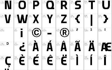 Munistic font