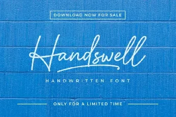 Handswell font