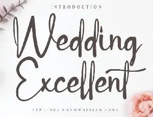 Wedding Excellent Script font