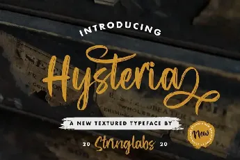 Hysteria Script font