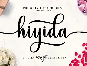 Hiyida Script font