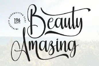 Beauty Amazing Script font