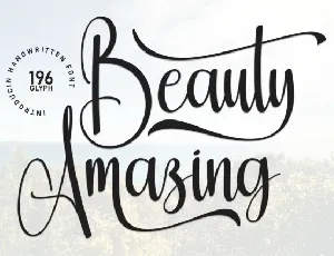 Beauty Amazing Script font