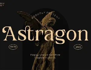 Astragon font