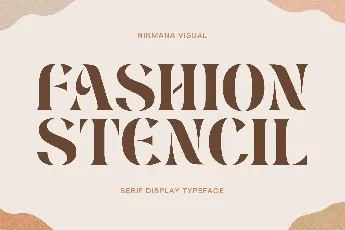 Fashion Stencil font