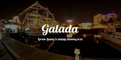 Galada font