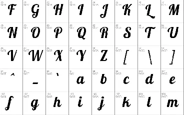 Galada font