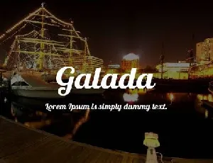 Galada font