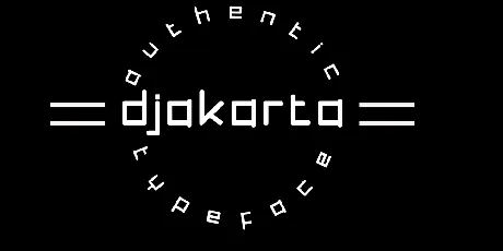 djakarta free font