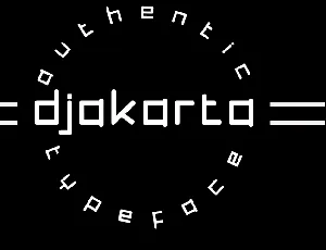 djakarta free font