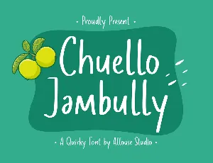 Chuello Jambully font