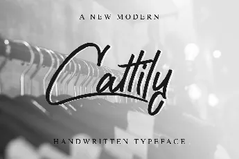 Cattily Demo font