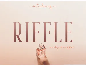 Riffle font