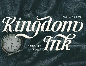 Kingdom Ink font