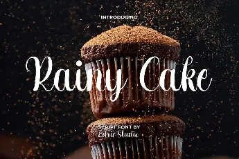 Rainy Cake font