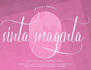 Sinta Magenta font