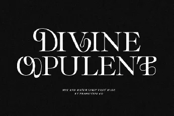 Divine Opulent font