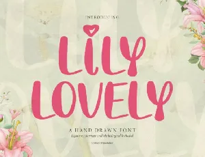 Lily Lovely font