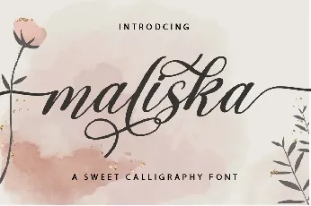 Maliska Script font