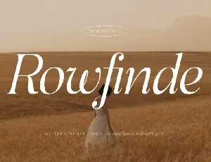 Rowfinde font