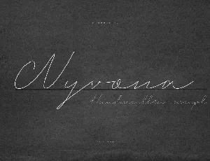 Wyvona font