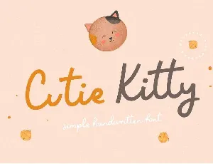 Cutie Kitty font