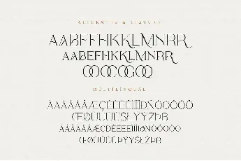 Bervina Stylish Serif font