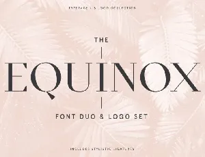 Equinox Duo font