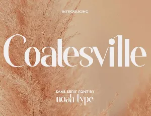 Coatesville font