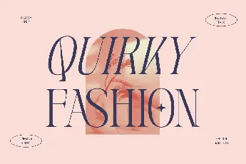 Quirky Fashion font