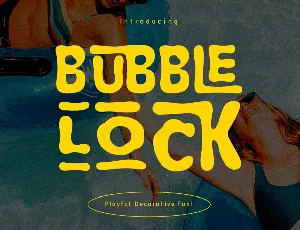 CF Bubblelock Demo font