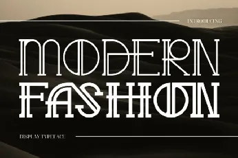 Modern Fashion font