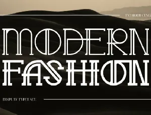 Modern Fashion font