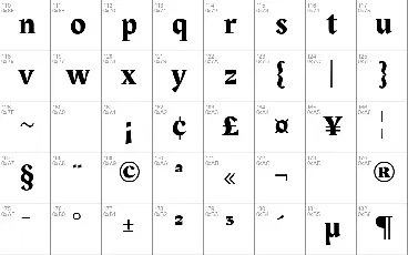 Rakkas font