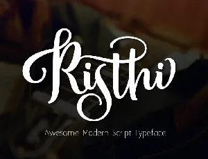 Risthi Script font