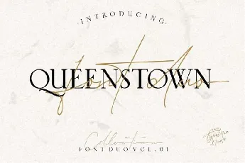 Queenstown Signature Free font