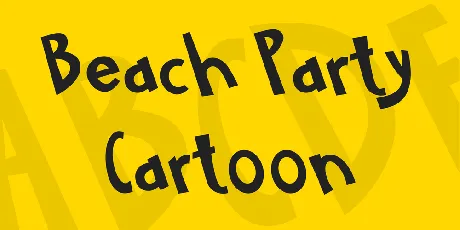 Beach Party Cartoon font