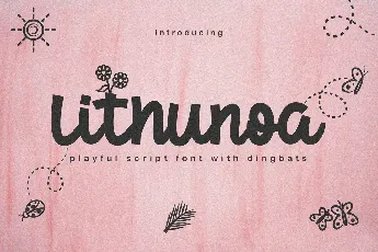 Lithunoa font