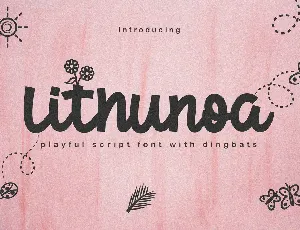 Lithunoa font