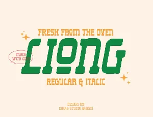 Liong Personal Use font