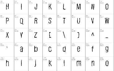 Justaword font