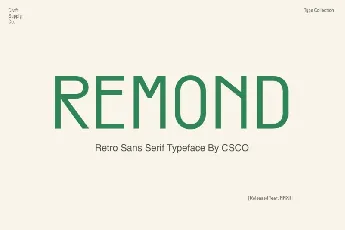 Remond font