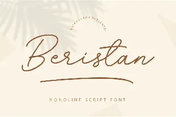 Beristand Monoline Script font