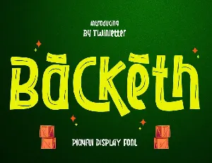 Backeth font